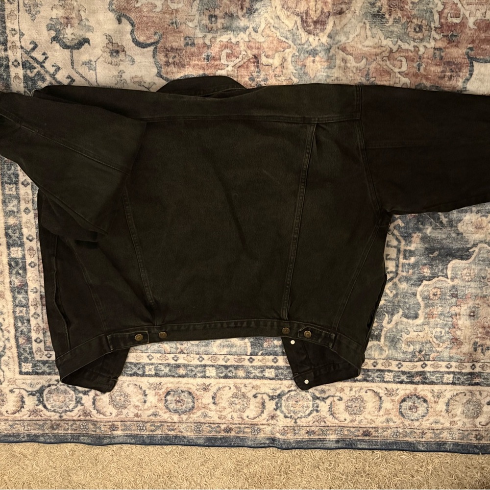 Guess USA Vintage Black Denim Jacket